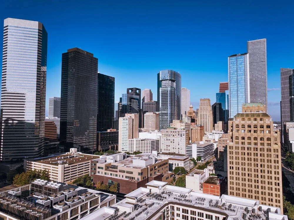 Downtown Houston skyline representing local wrongful death and motorcycle accident claims