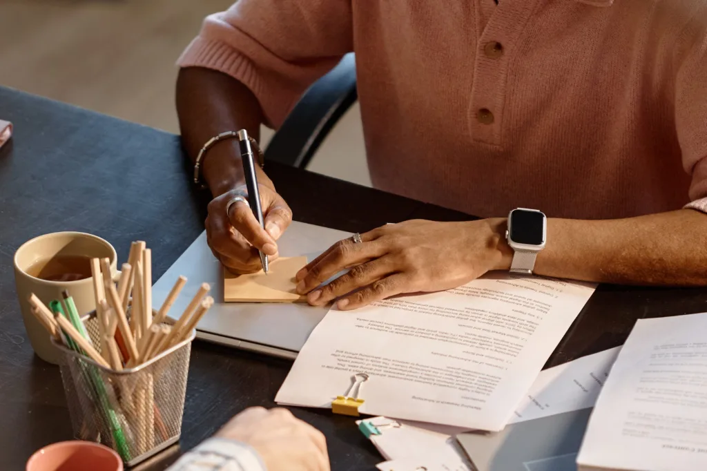 Reviewing settlement documents during a catastrophic injury claim negotiation