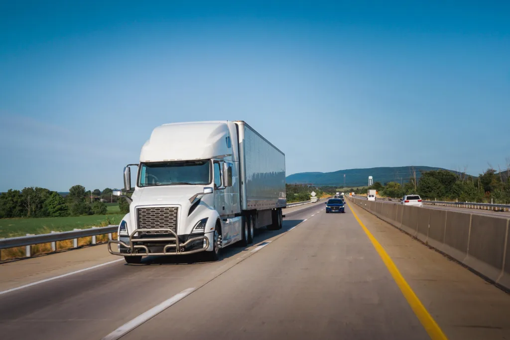 18 wheeler truck american interstate